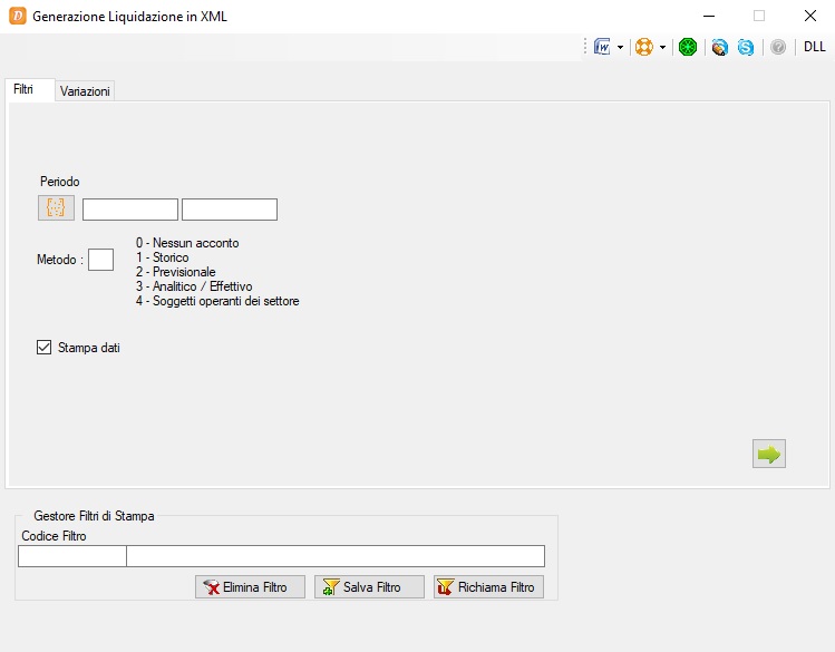 come generare il file xml della LIPE comunicazione liquidazione periodica iva