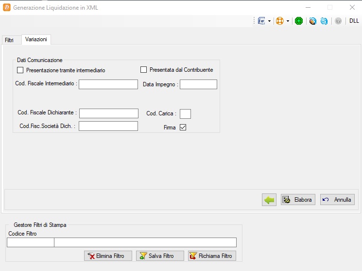 come generare il file xml della LIPE comunicazione liquidazione periodica iva