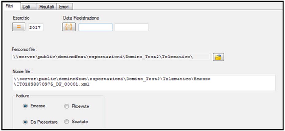 domino generazione comunicazione dati XML
